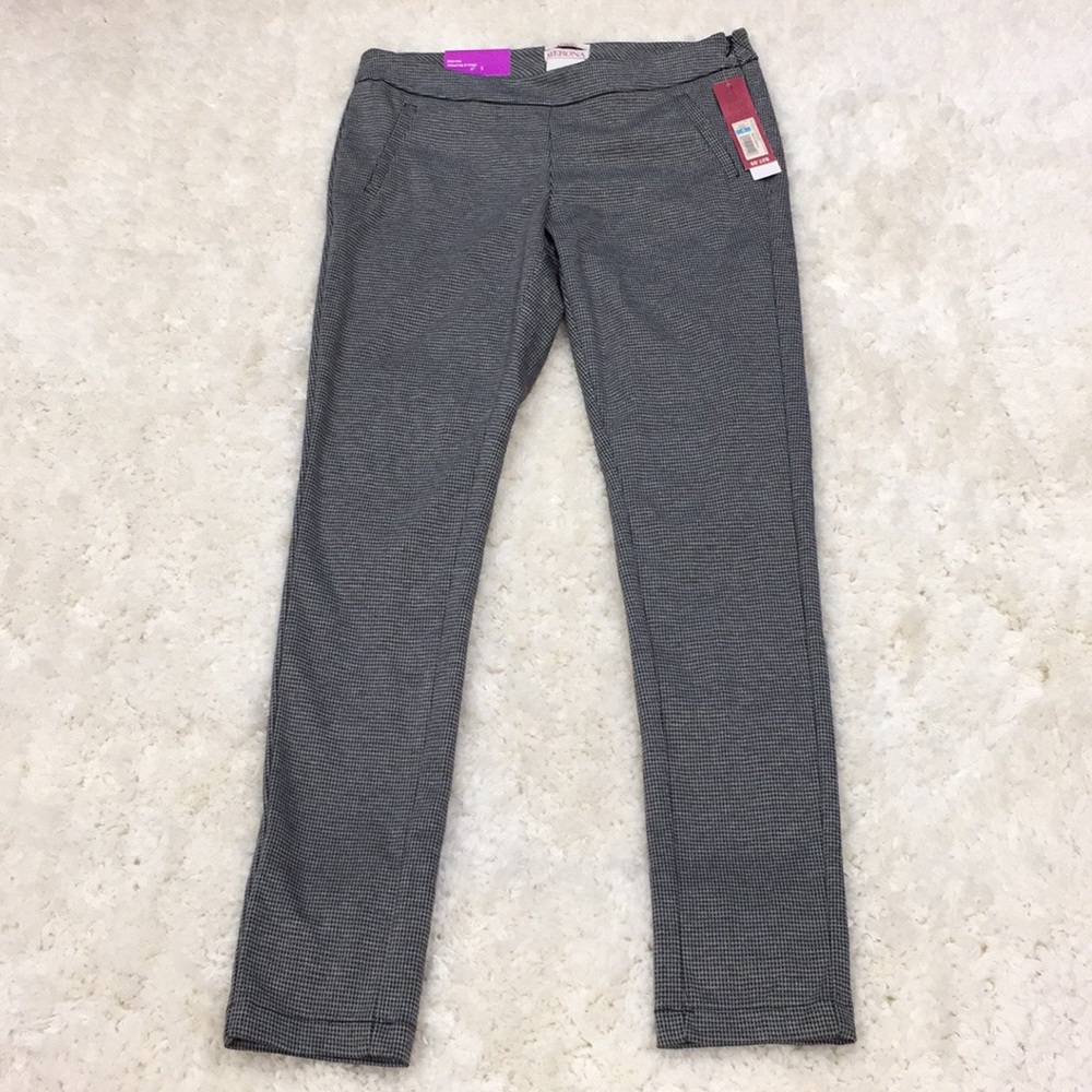 Merona Houndstooth Stretch Skinny Pants, Size 6 🐘